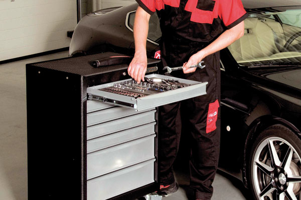 BAHCO - Servante d'atelier complète 210 outils pour la maintenance